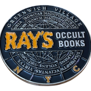 Rays Occult Books Ghostbusters Inspired Pin Badge