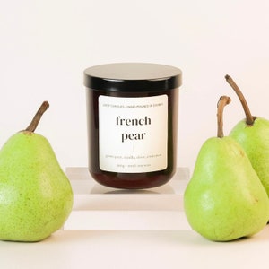 French Pear - 100% soy, hand-poured, vegan wax
