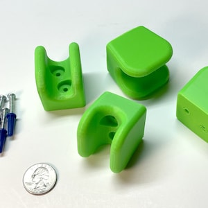 Blind / Low vision Cane Holders (Green, 4pk)