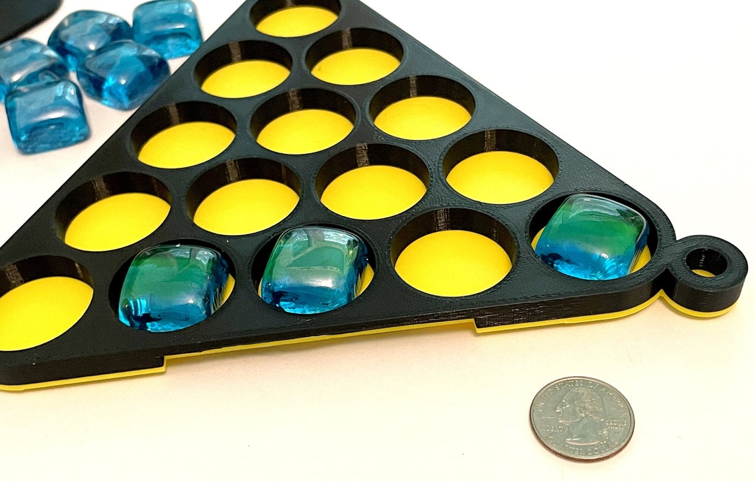Tactile Triangular Marble Solitaire Game for Blind / Low Vision ...