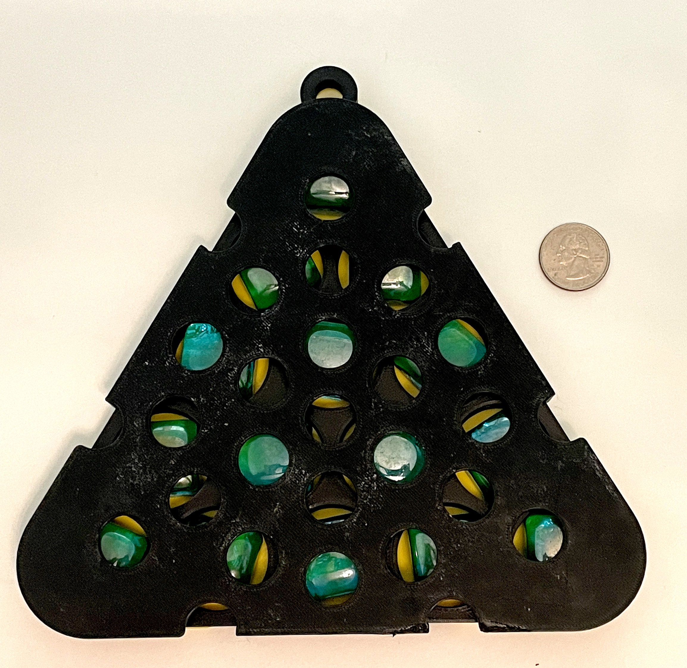 Tactile Triangular Marble Solitaire Game for Blind / Low Vision ...