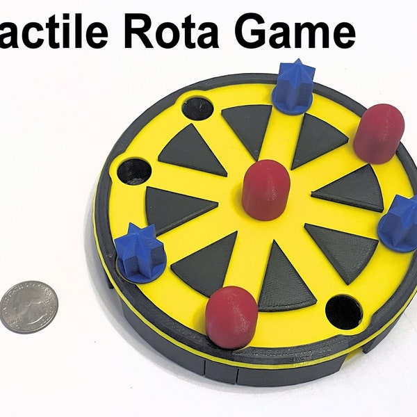 Tactile Rota Game for people who are Blind / Low Vision / have Dexterity issues