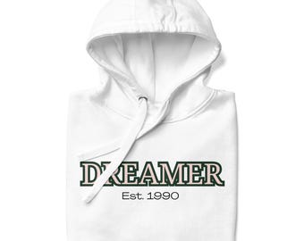 DREAMER est. 1990 graphic hoodie