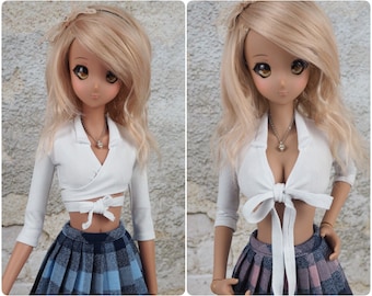 MSD, Smart Doll, Pera 1/4, 1/3 BJD - Blusa de encaje con cuello, estilo femenino o sexy para muñecas