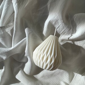 Geometric Cone Shape Aesthetic Candle - SOY WAX