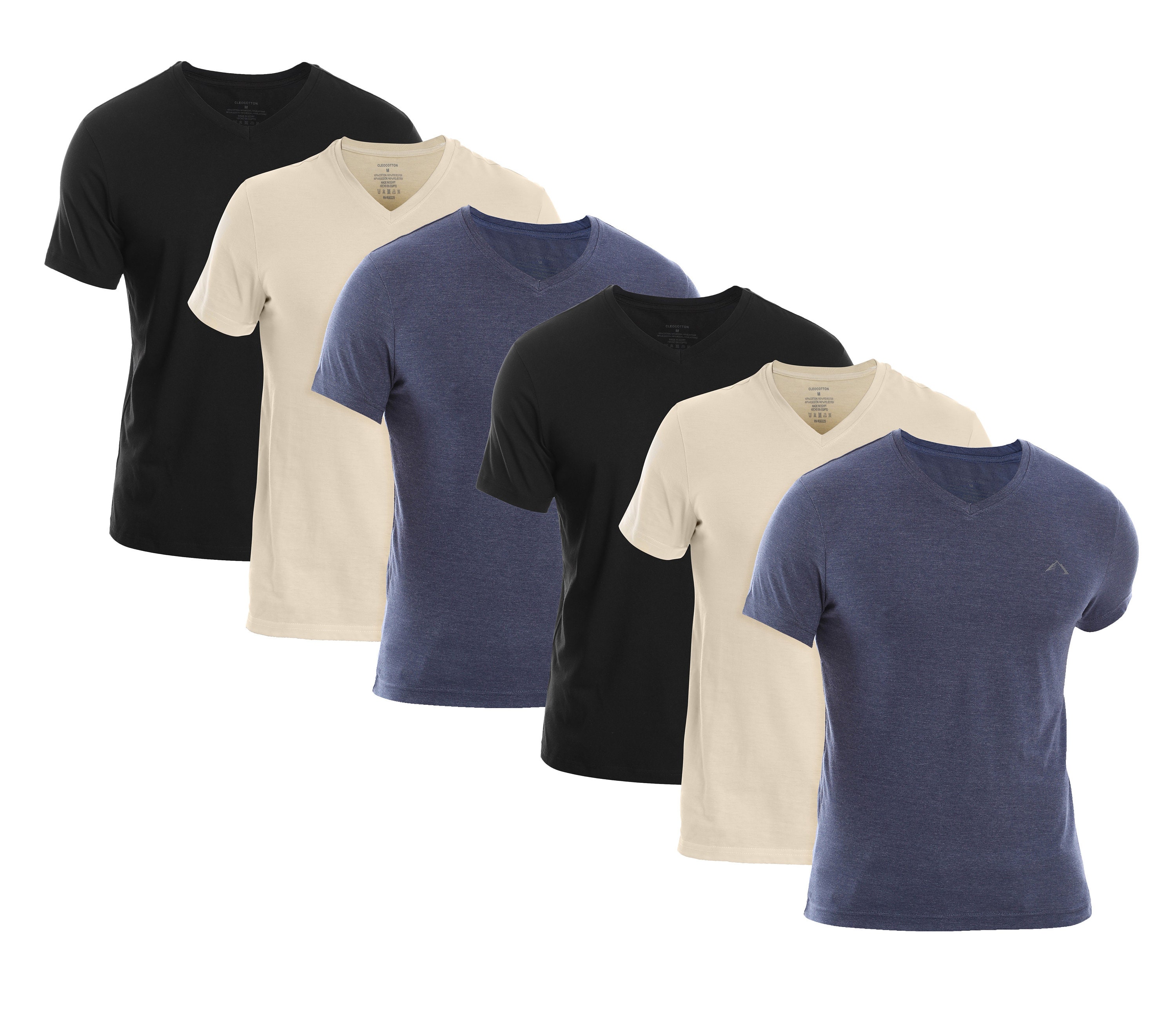 Trendy and Organic v shape collar t shirt for All Seasons