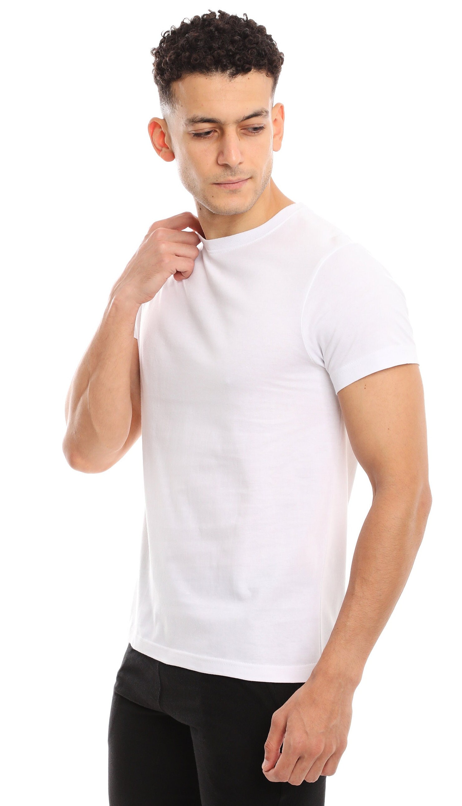 skin tight white shirt