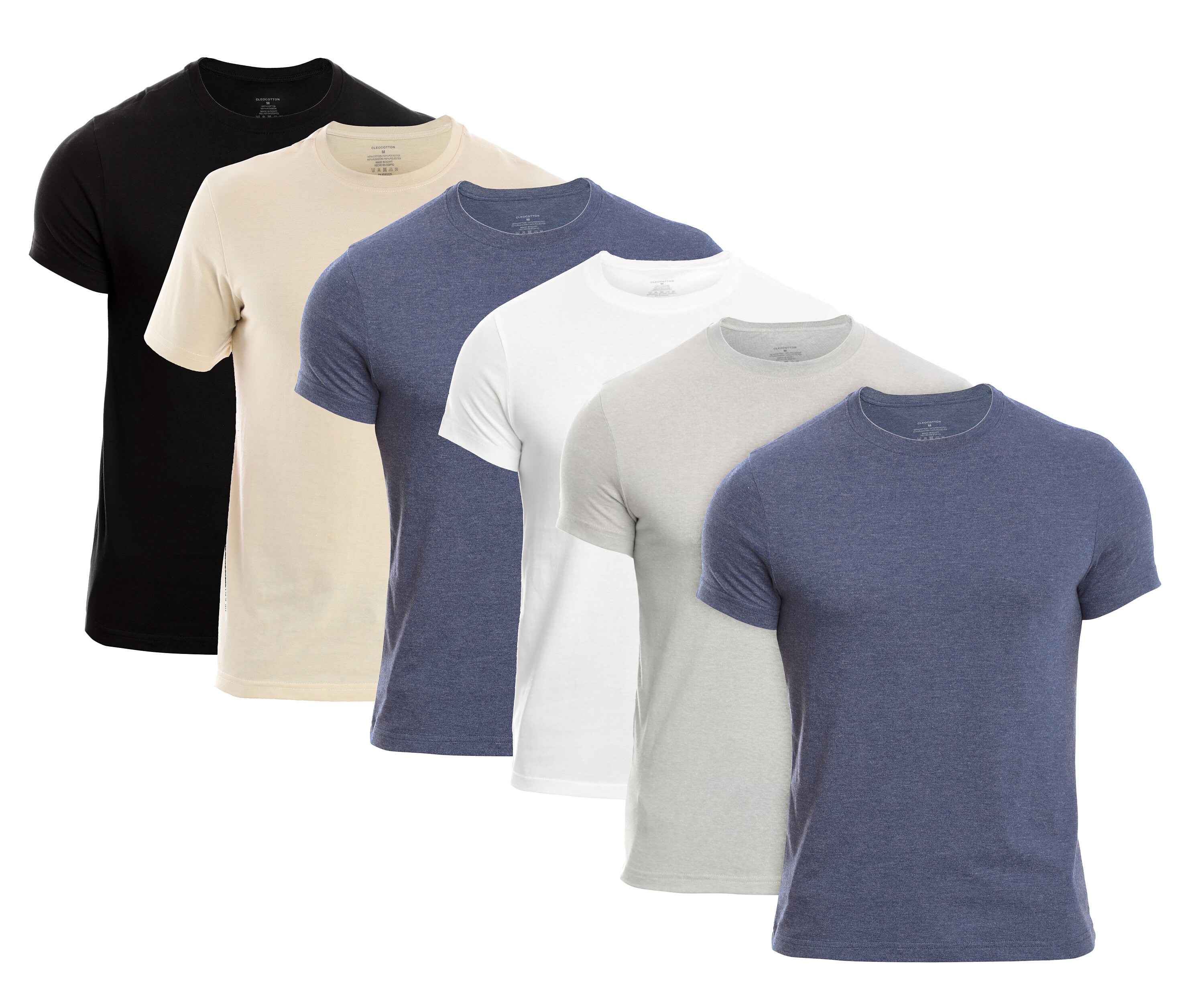 Crew Neck 6pack Premium Cotton Rich Men's Crew Neck Etsy