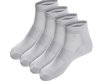 Cleocotton, 8-pack, Premium Athletic Socks | Low Cut Ankle Cushioned Socks | Running Socks For Men and Women (Made in Egypt)