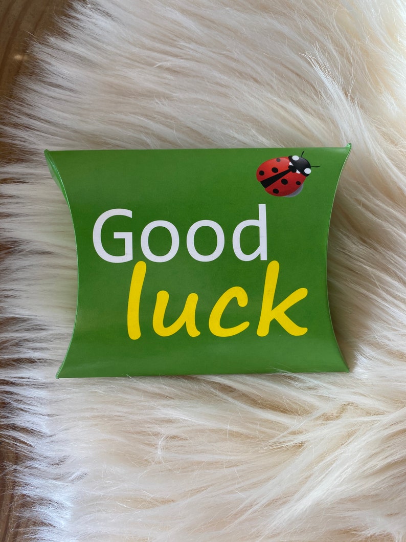 Glücksbox für Prüfung Viel Glück Du schaffst das Glück Etsy.de