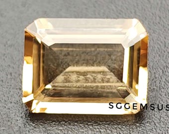 Natural Ametrine Octagon Cut Gemstone, 2.15 Carat Loose Stone