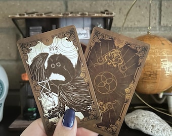 3”x5” Mini Art Print | American Cryptid Tarot