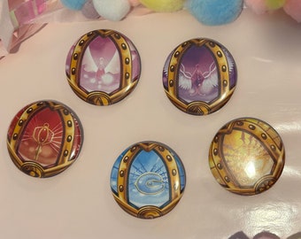 2.5” Button | Magical Girl Soul Gems