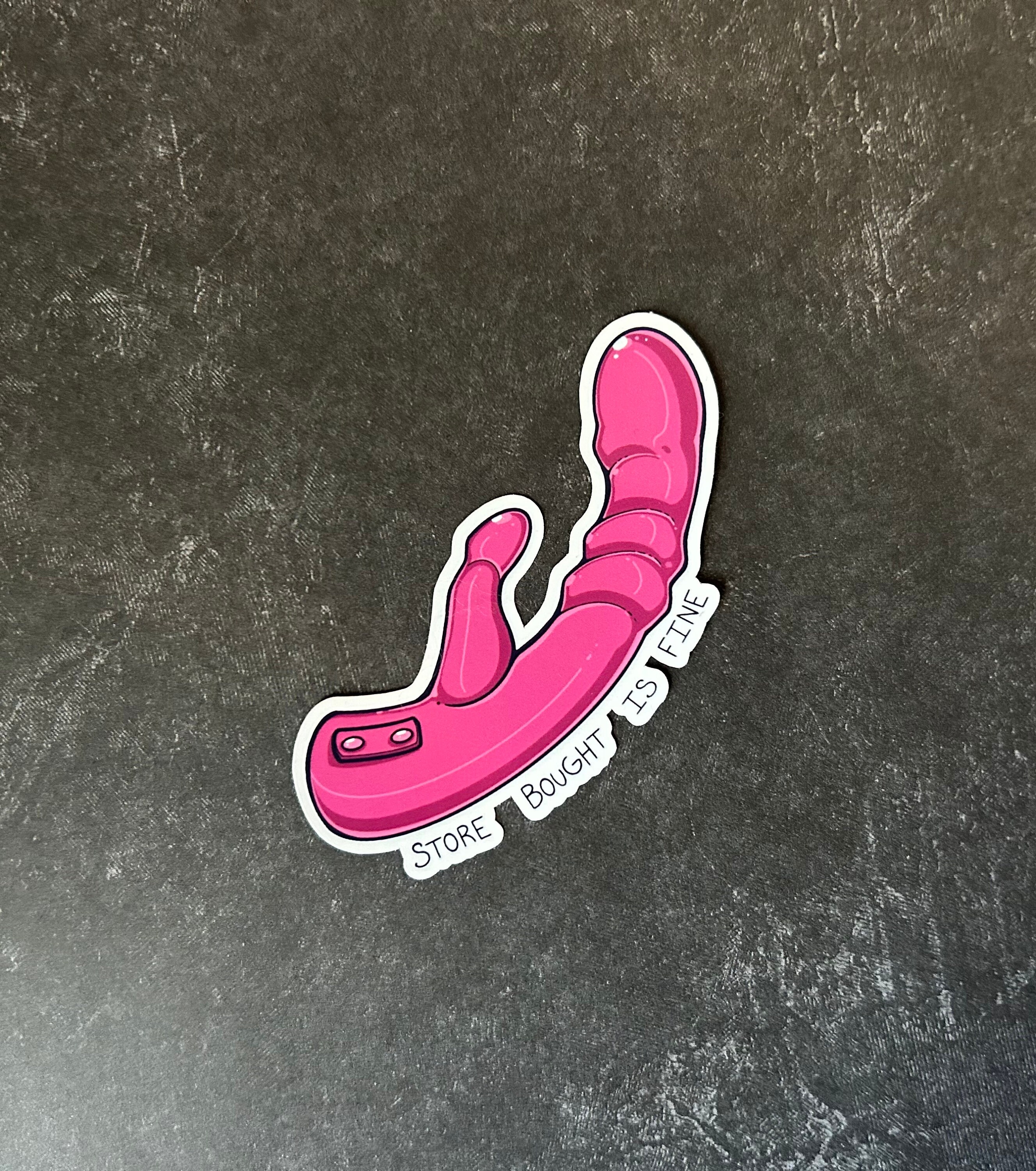4" Sticker | Naughty Funny Dildo | Adult Humor