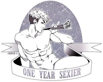 5"x7" Art Print | New Years Themed | YOI - One Year Sexier