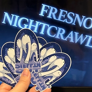 Cute Cryptid Sticker | Fresno Nightwalker