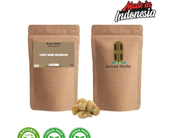 Organic Lion's Mane Mushroom Extract 500mg Vegetarian Capsules