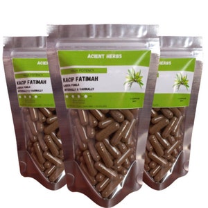 Organic Pure Kacip Fatimah | Labisa Pumila Capsules - 500 mg 10:1 Extract - Acient Herbs