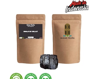 Organic Himalayan Shilajit Extract 500mg High Potency No Fillers, NON GMO Vegetarian Capsules