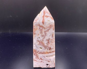 Gorgeous Hand Picked Mexican Lace Agate Crystal Slab