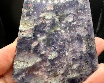 Gorgeous High Quality Natural Iolite Cordierite Crystal Slab