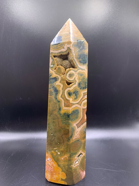 Large Ocean Jasper Hexagons Large Ocean Jasper Hexagons