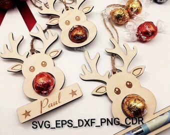 SVG Rentier  Lasercut Datei , /#71/