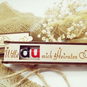 Will you marry me - chocolate bar - gift box - Duplo