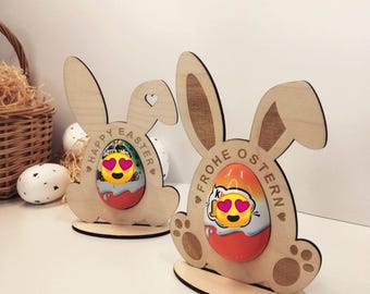 Kinder Surprise Egg, Easter Bunny Laser Cut File, SVG, EPS, DXF, PNG, CDR /#11/