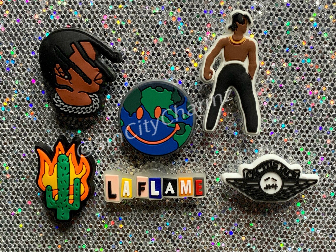 travis scott crocs charms