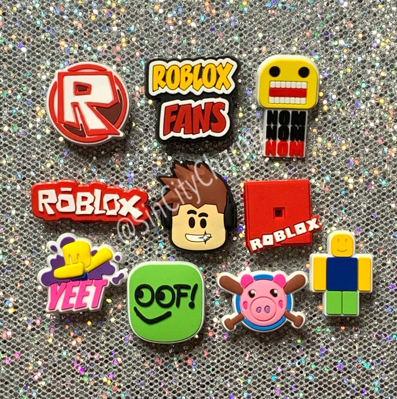Roblox Croc Charms Gamer Croc Charms Bracelet Charms Etsy