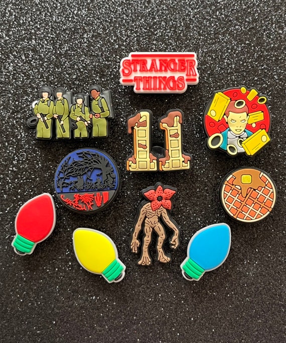 stranger things croc charms