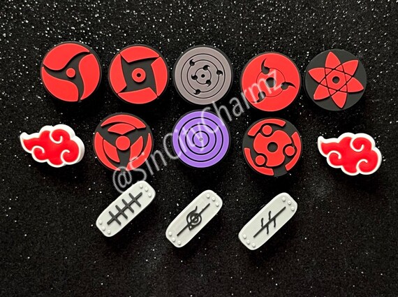 croc naruto charms