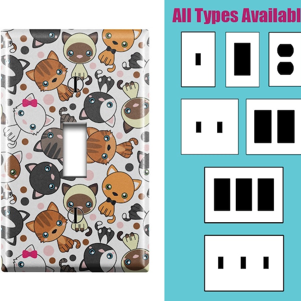 Light Switch Cover Kawaii Etsy