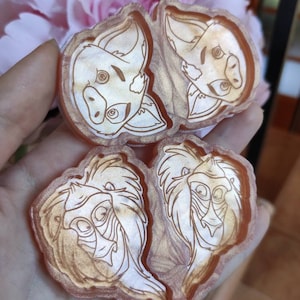 Earrings Molds Rafiki Pig - Mold Geek Earrings