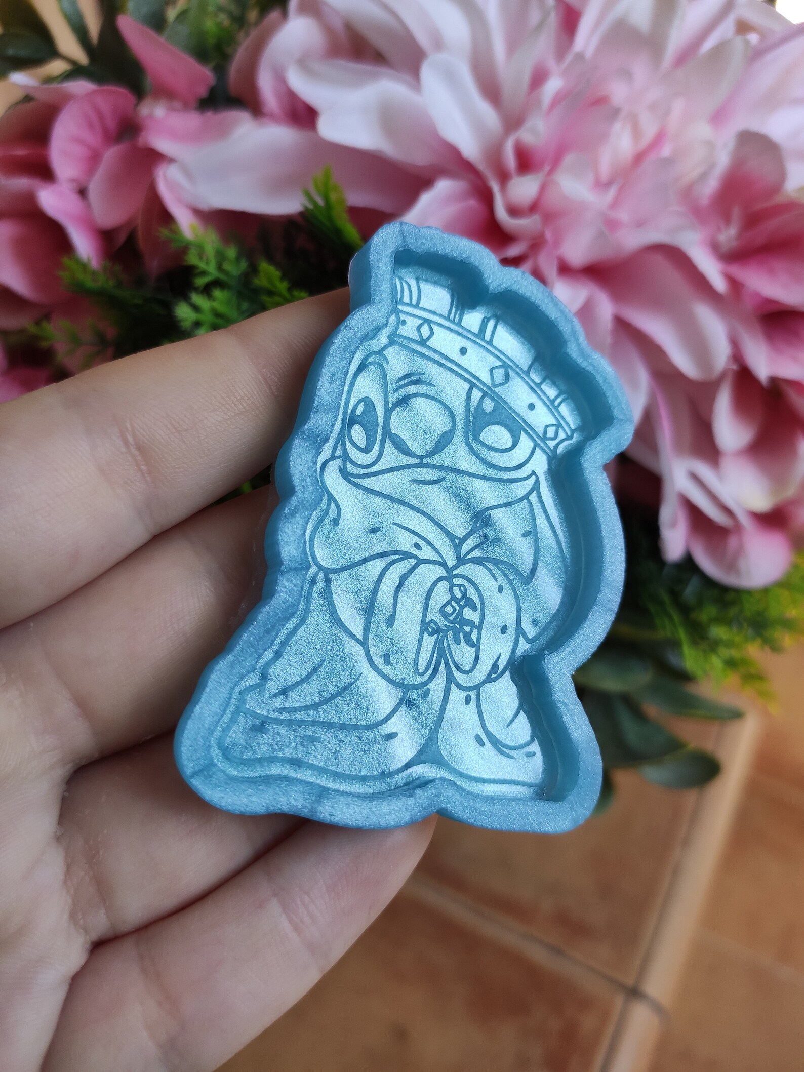 Blue Alien Kawaii Molds Costume Villains Movies - Silicone Molds Geek ...