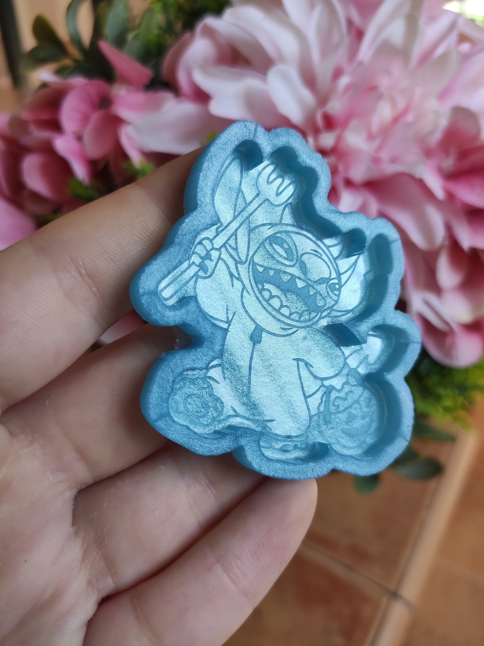 Blue Alien Kawaii Molds Costume Villains Movies - Silicone Molds Geek ...