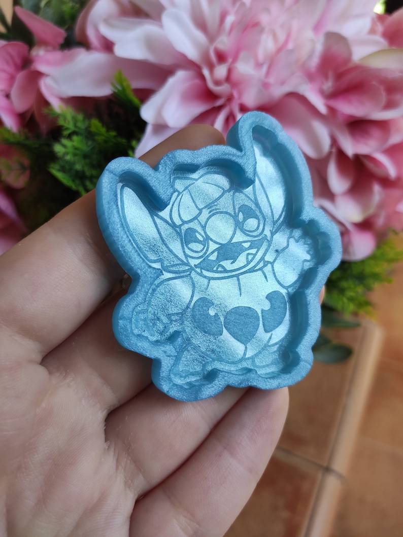 Blue Alien Kawaii Molds Costume Villains Movies - Silicone Molds Geek ...