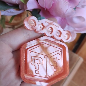 Mario videogames movie molds - moldes silicona peach, super friends videojuego shaker box
