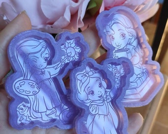 princess babys molds - kawaii princess girls silicone molds