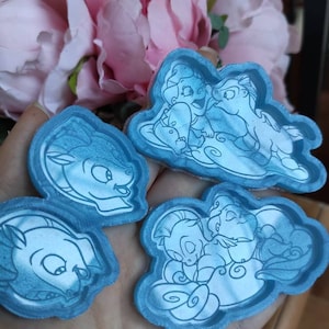 molds - kawaii animals cute silicone molds, pegasus earrings