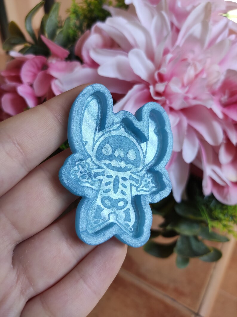 Blue Alien Kawaii Molds Costume Villains Movies - Silicone Molds Geek ...