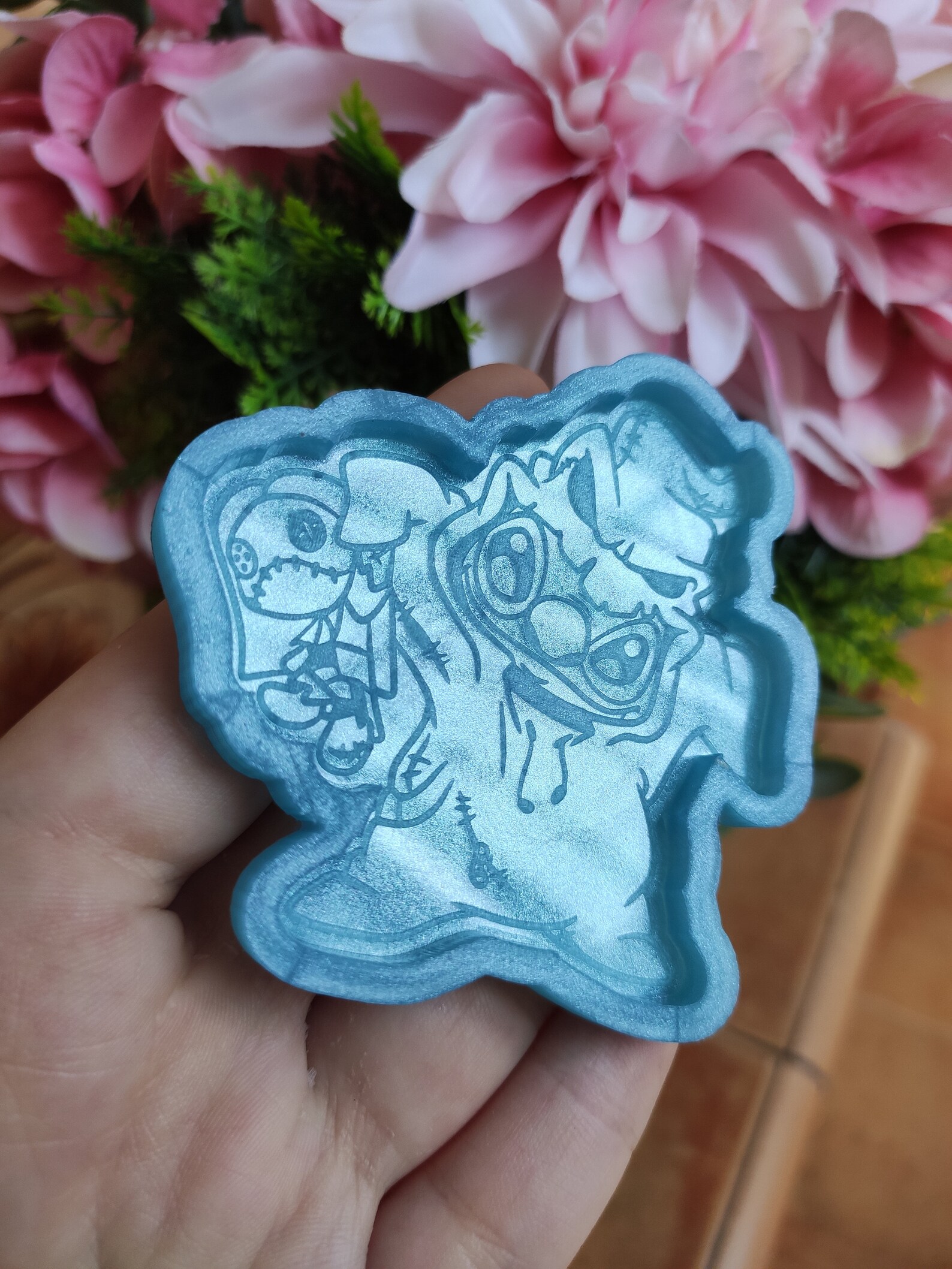 Blue Alien Kawaii Molds Costume Villains Movies - Silicone Molds Geek ...
