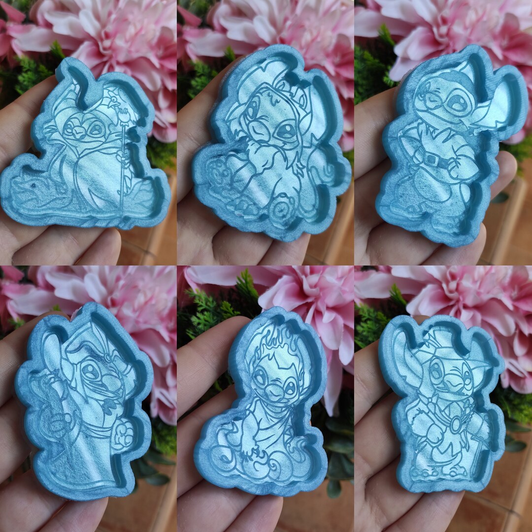 Blue Alien Kawaii Molds Costume Villains Movies - Silicone Molds Geek ...
