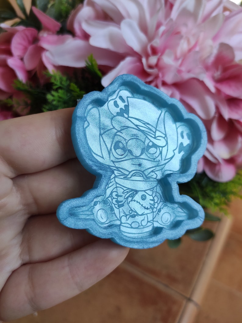 Blue Alien Kawaii Molds Costume Villains Movies - Silicone Molds Geek ...