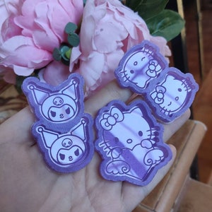 Kawaii cat earrings love molds - super cute angel and demon earrings mold