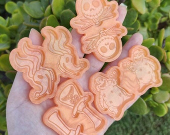 Nightmare christmas molds - jack, oggie boggie, zero, sally silicone molds