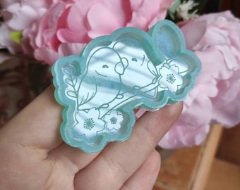 Sant valentine kawaii animals molds - birds lovebirds love