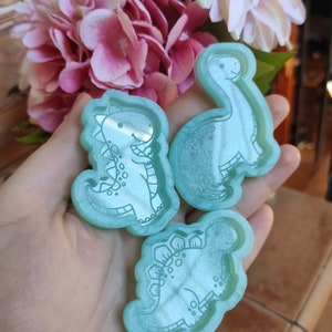 Chibi-Dinosaurier-Formen – Kawaii-Tiere, Schlüsselanhänger, Dinosaurier-Silikonformen