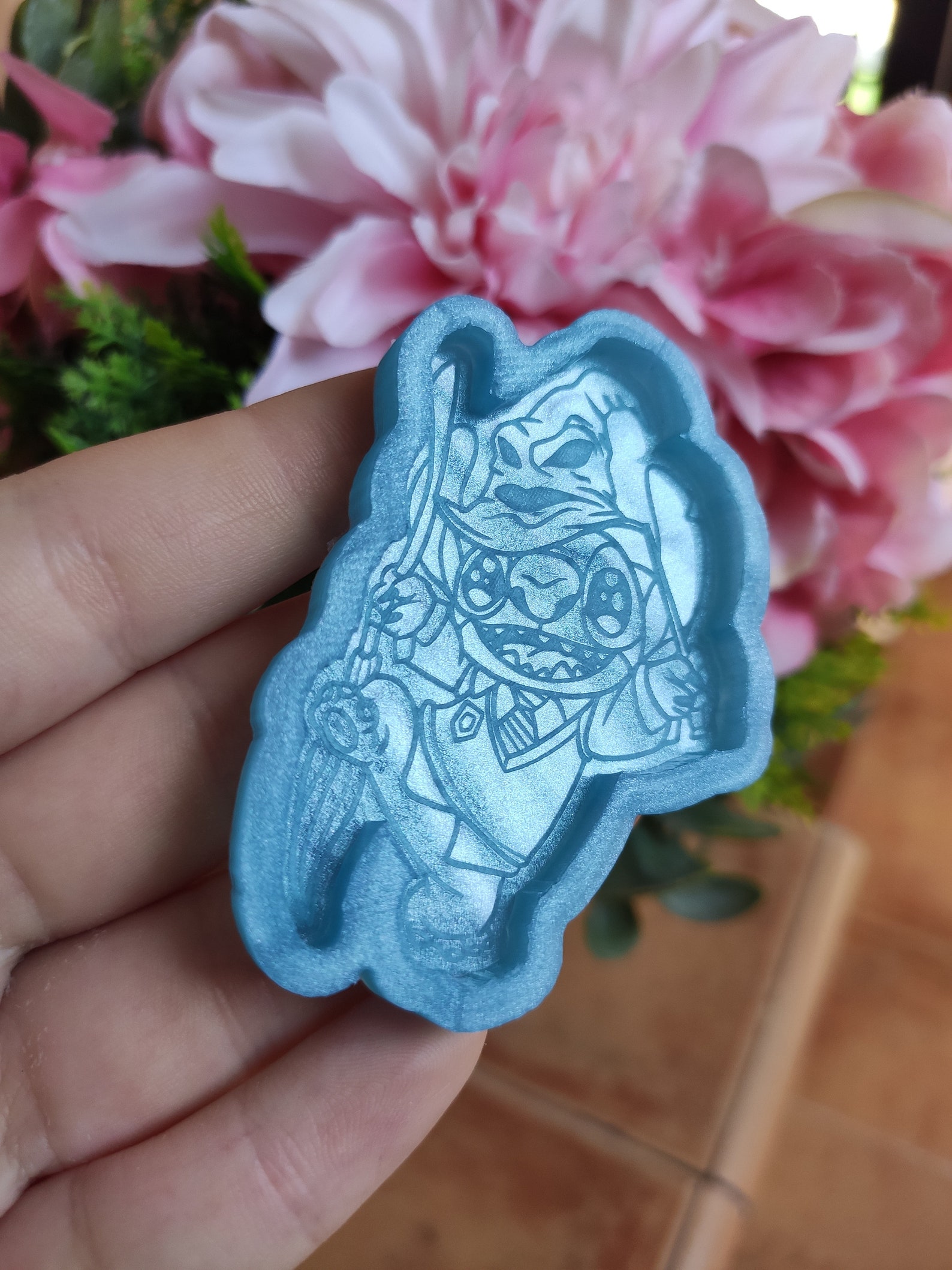 Blue Alien Kawaii Molds Costume Villains Movies - Silicone Molds Geek ...